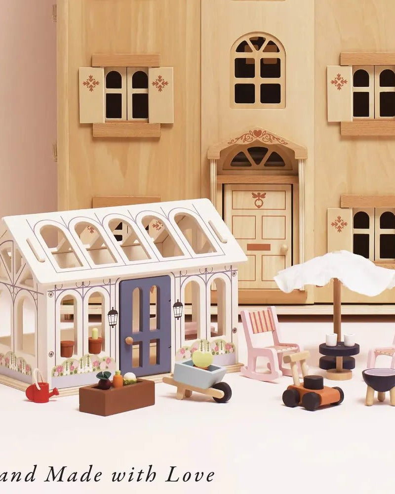 Accessoires pour maison de poupée: Serre et jardin – Conservatory Playset - Accessoires de maison de poupées - Boutique LeoLudo - Le Toy Van
