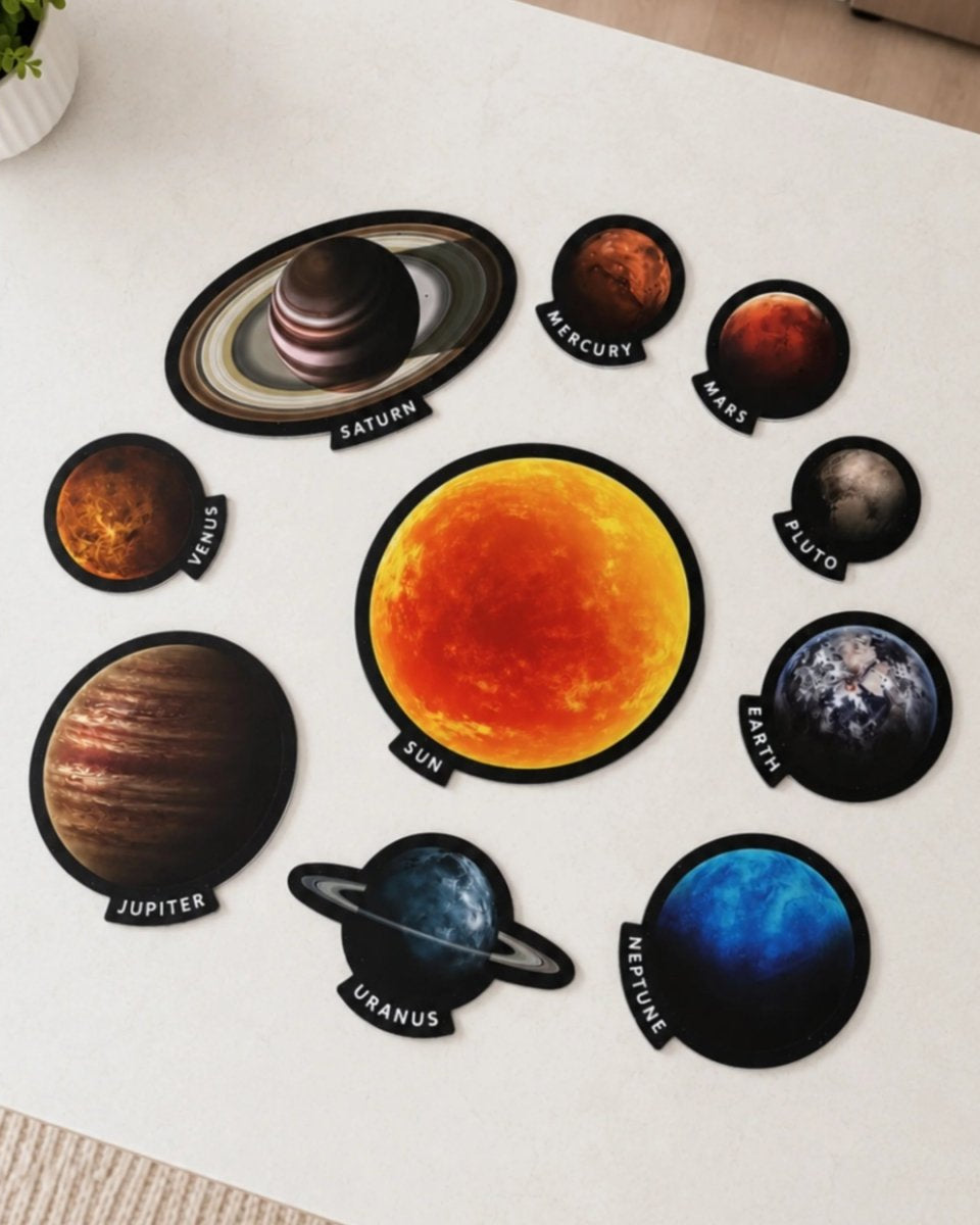 Aimants du système solaire – Ensemble de 10 grands aimants -Jeux magnétiques- Boutique LeoLudo-Cherrypick