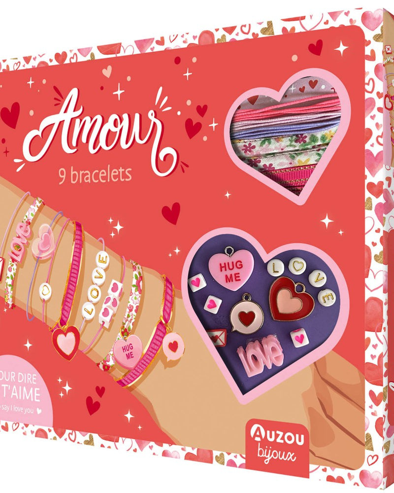 Kit de fabrication de bracelets - Mes jolis bijoux amour Art & bricolage- Boutique LeoLudo