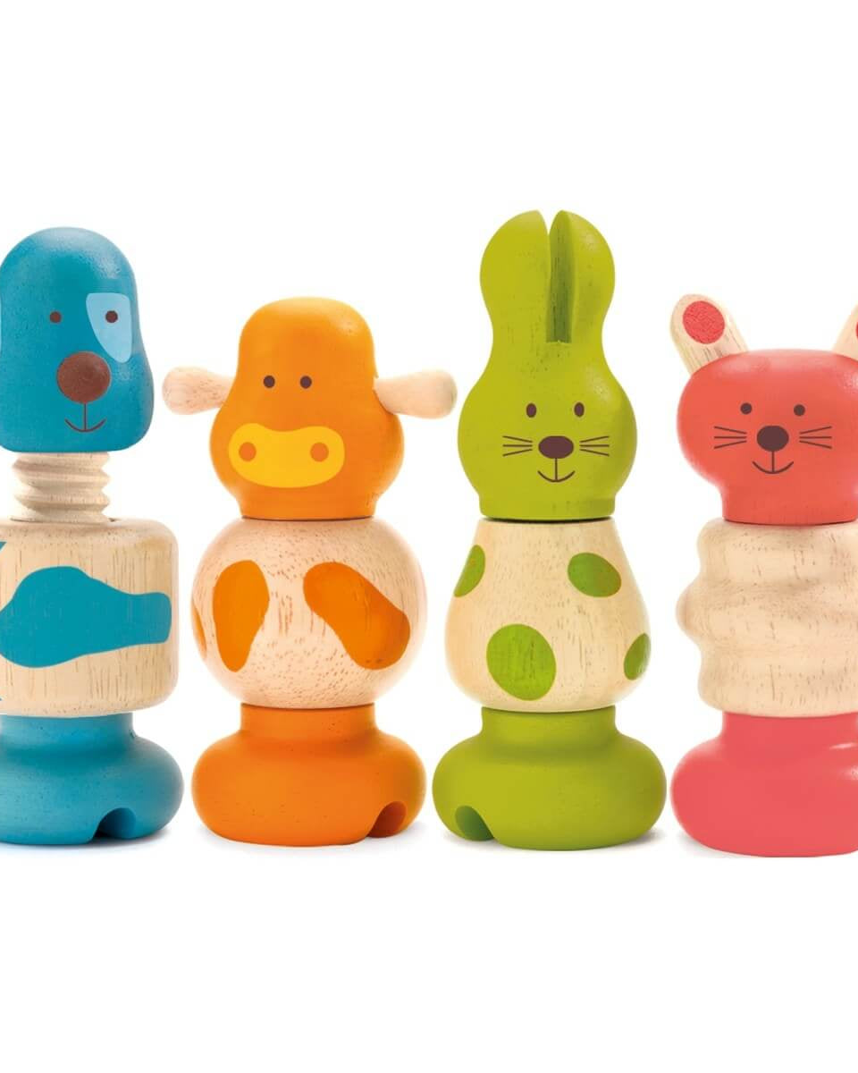 Animaux à visser Vis - Animo - Jeux d'assemblage - Boutique LeoLudo - Djeco
