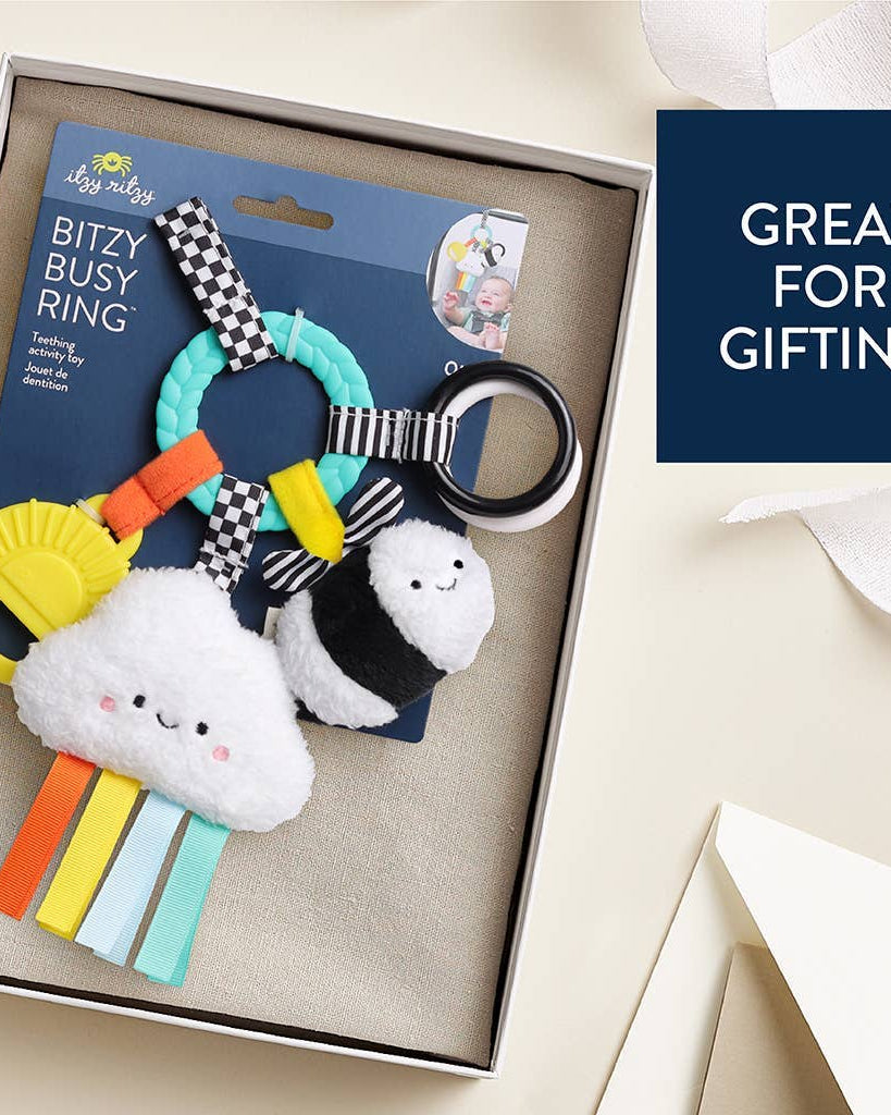 Anneau d’activités de dentition bébé – Bitzy Busy Ring™ - Jouets de dentition - Boutique LeoLudo - Itzy Ritzy Canada