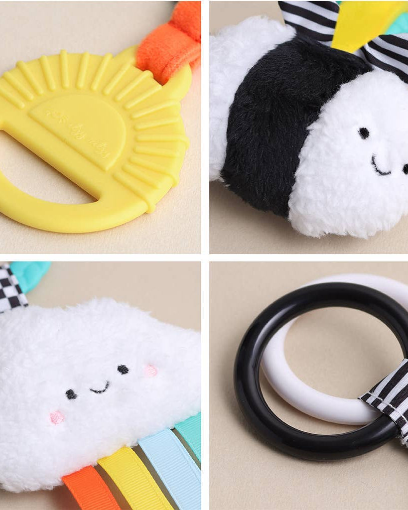 Anneau d’activités de dentition bébé – Bitzy Busy Ring™ - Jouets de dentition - Boutique LeoLudo - Itzy Ritzy Canada