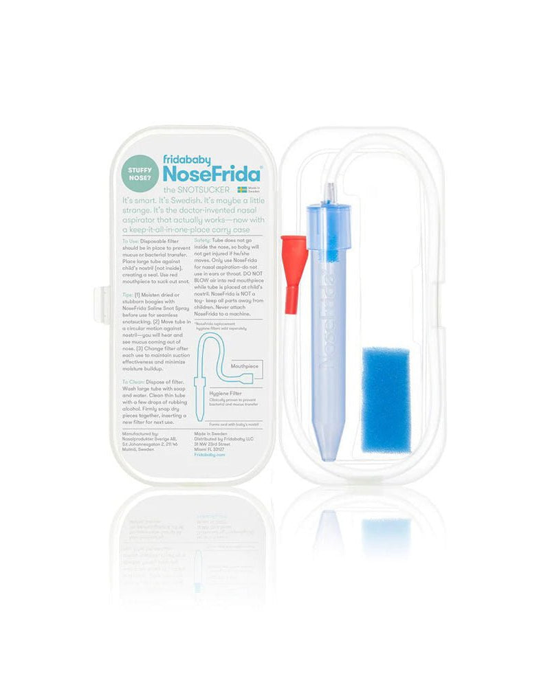 Aspirateur nasal NoseFrida Snotsucker + étui de voyage - Soins et hygiène - Boutique LeoLudo - Fridababy