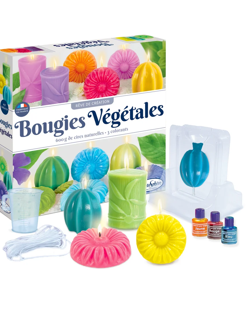 Atelier de bougies végétales -Art & bricolage- Boutique LeoLudo-SentoSphere