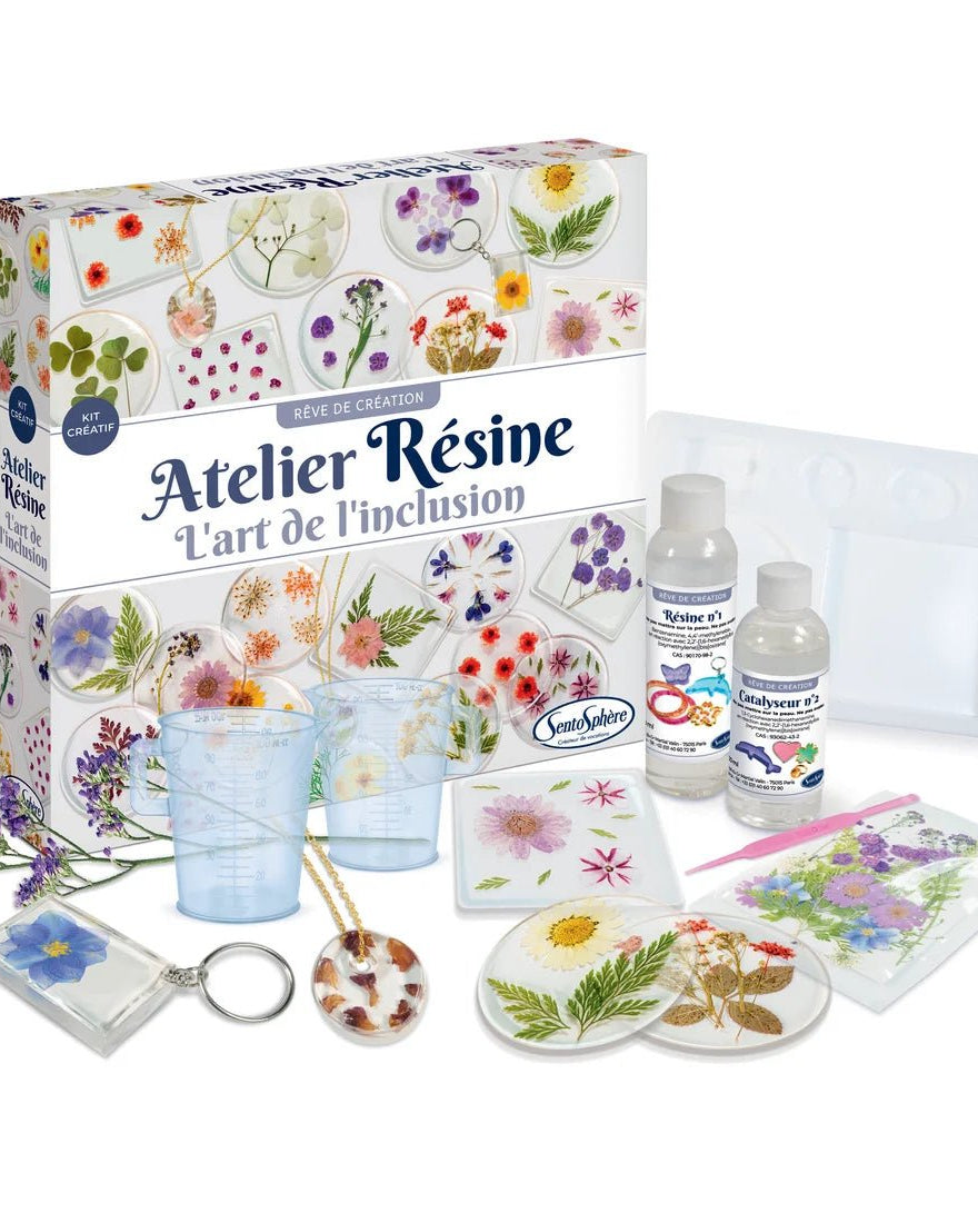 Atelier de résine – L'art de l'inclusion -Art & bricolage- Boutique LeoLudo-SentoSphere