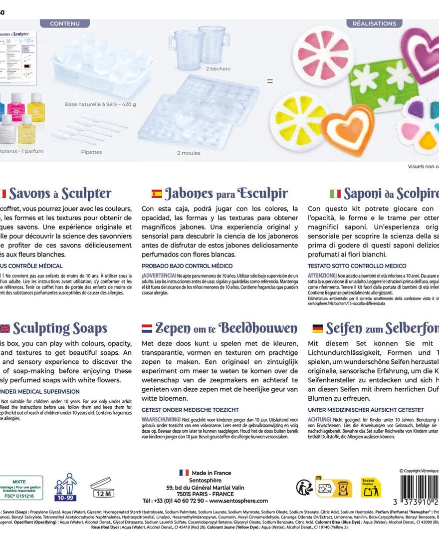 Atelier de savons à sculpter -Art & bricolage- Boutique LeoLudo-SentoSphere