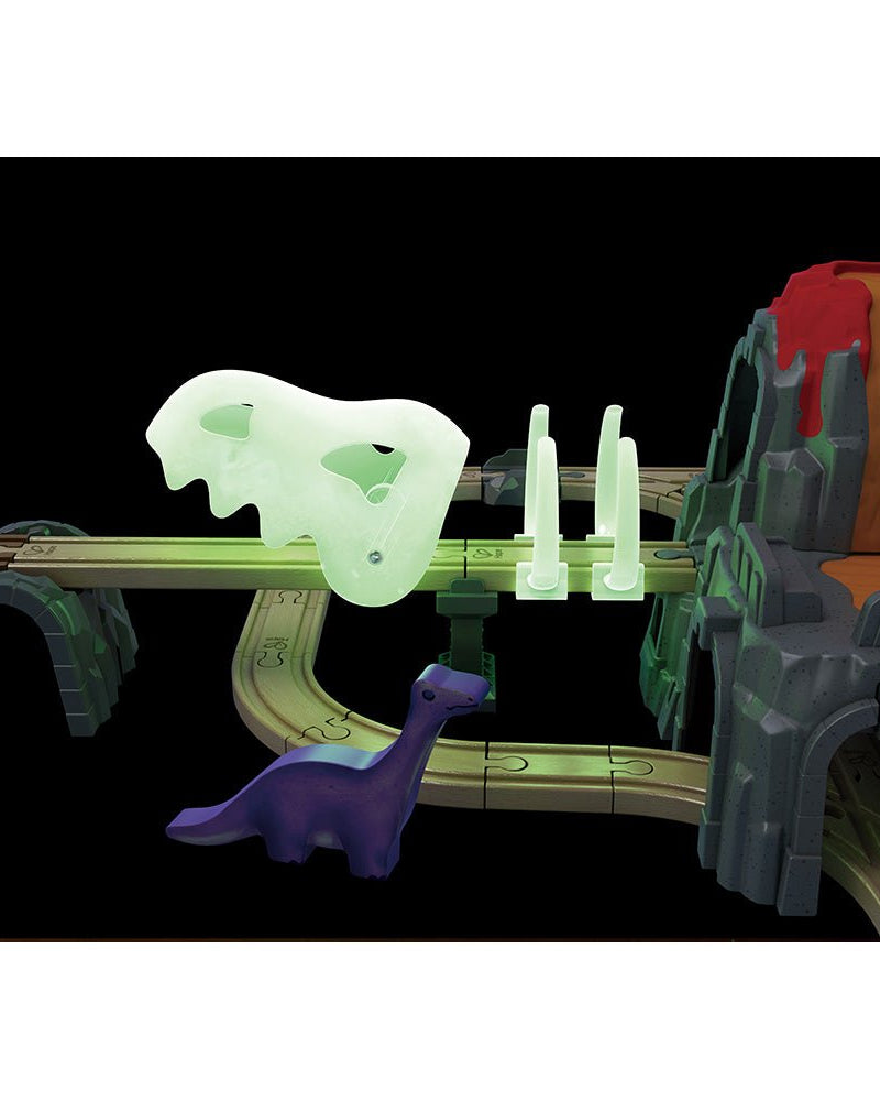 Aventure de train jurassique (61 pcs) - Ensembles de jeu - Boutique LeoLudo - Hape