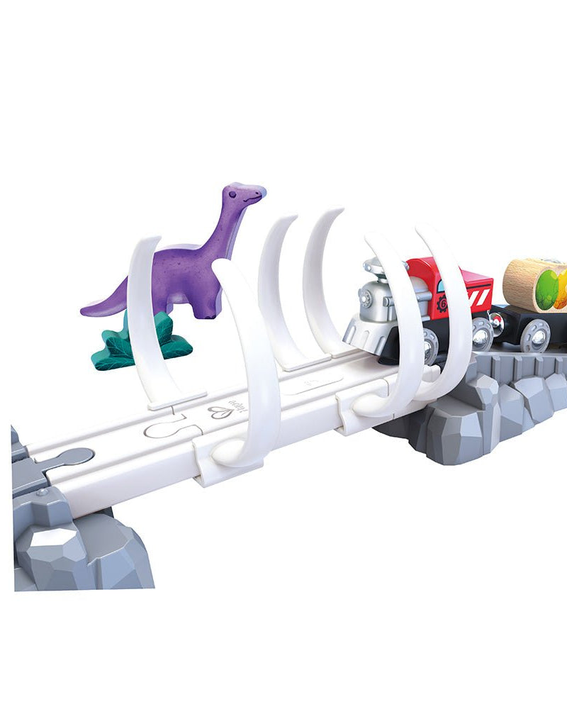 Aventure de train jurassique (61 pcs) - Ensembles de jeu - Boutique LeoLudo - Hape