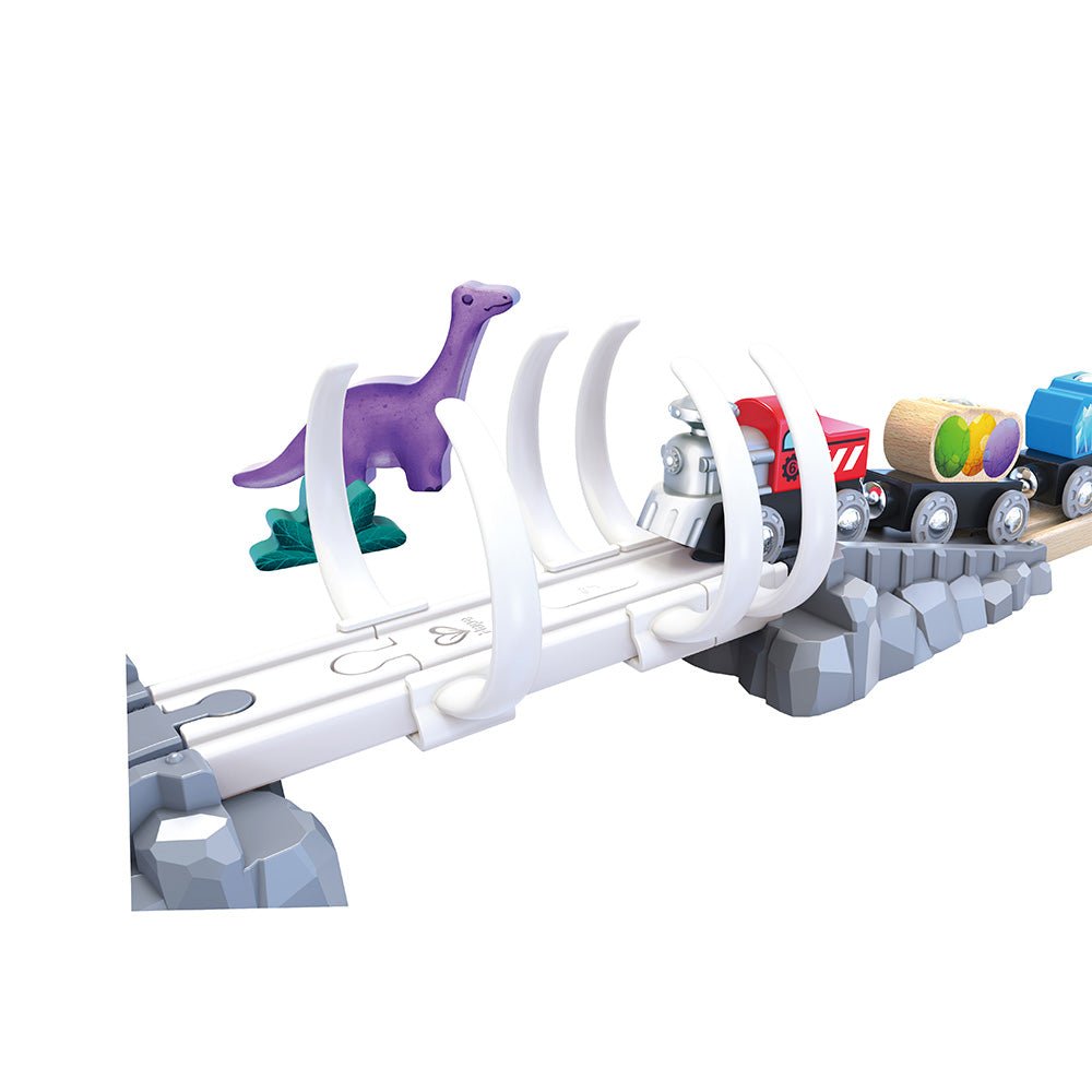 Aventure de train jurassique (61 pcs) - Ensembles de jeu - Boutique LeoLudo - Hape
