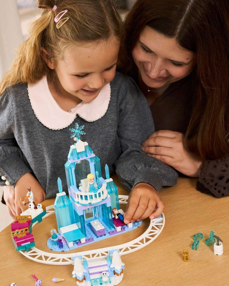 Aventure en traîneau et château de glace d’Elsa (216pcs) – LEGO Disney Frozen - Jeux de construction - Boutique LeoLudo - LEGO