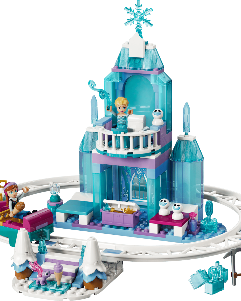 Aventure en traîneau et château de glace d’Elsa (216pcs) – LEGO Disney Frozen - Jeux de construction - Boutique LeoLudo - LEGO
