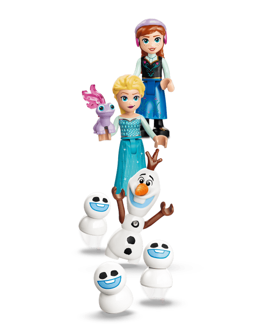 Aventure en traîneau et château de glace d’Elsa (216pcs) – LEGO Disney Frozen - Jeux de construction - Boutique LeoLudo - LEGO