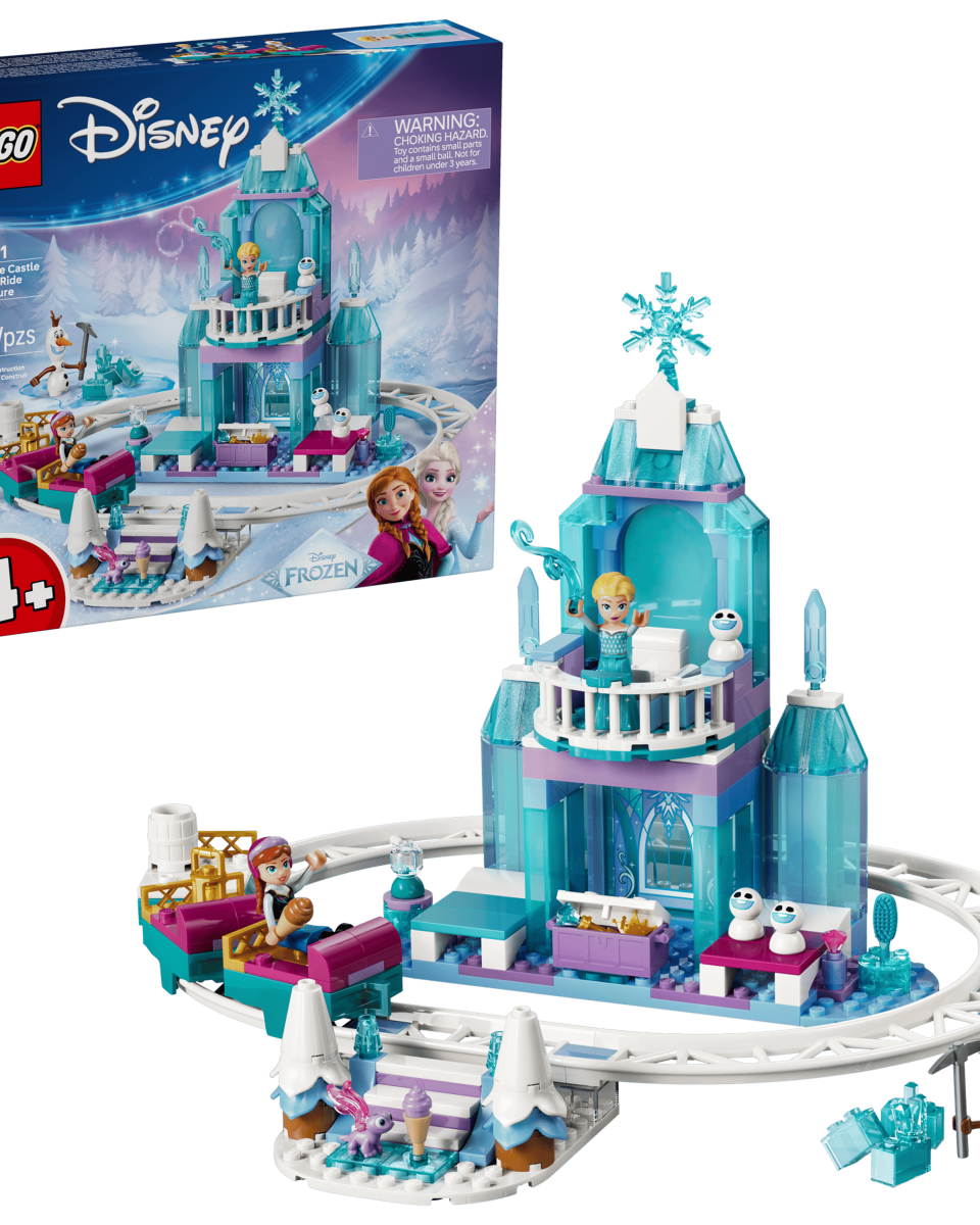 Aventure en traîneau et château de glace d’Elsa (216pcs) – LEGO Disney Frozen - Jeux de construction - Boutique LeoLudo - LEGO