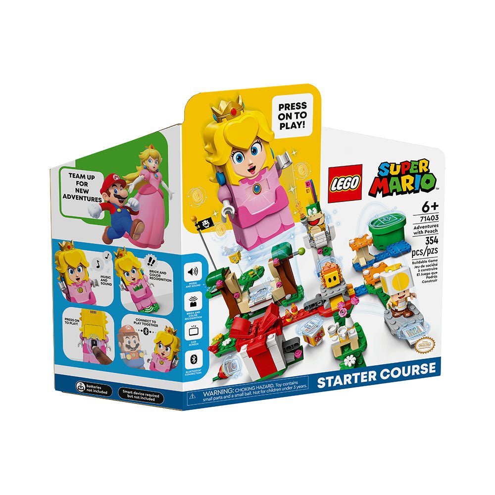 Aventures avec Peach - Pack de démarrage (354 pcs) - Jeux de construction - Boutique LeoLudo - LEGO