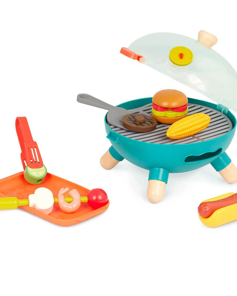 B. Role Play - Ensemble BBQ Mini Chef - Jouets d'imitation - Boutique LeoLudo - B. toys