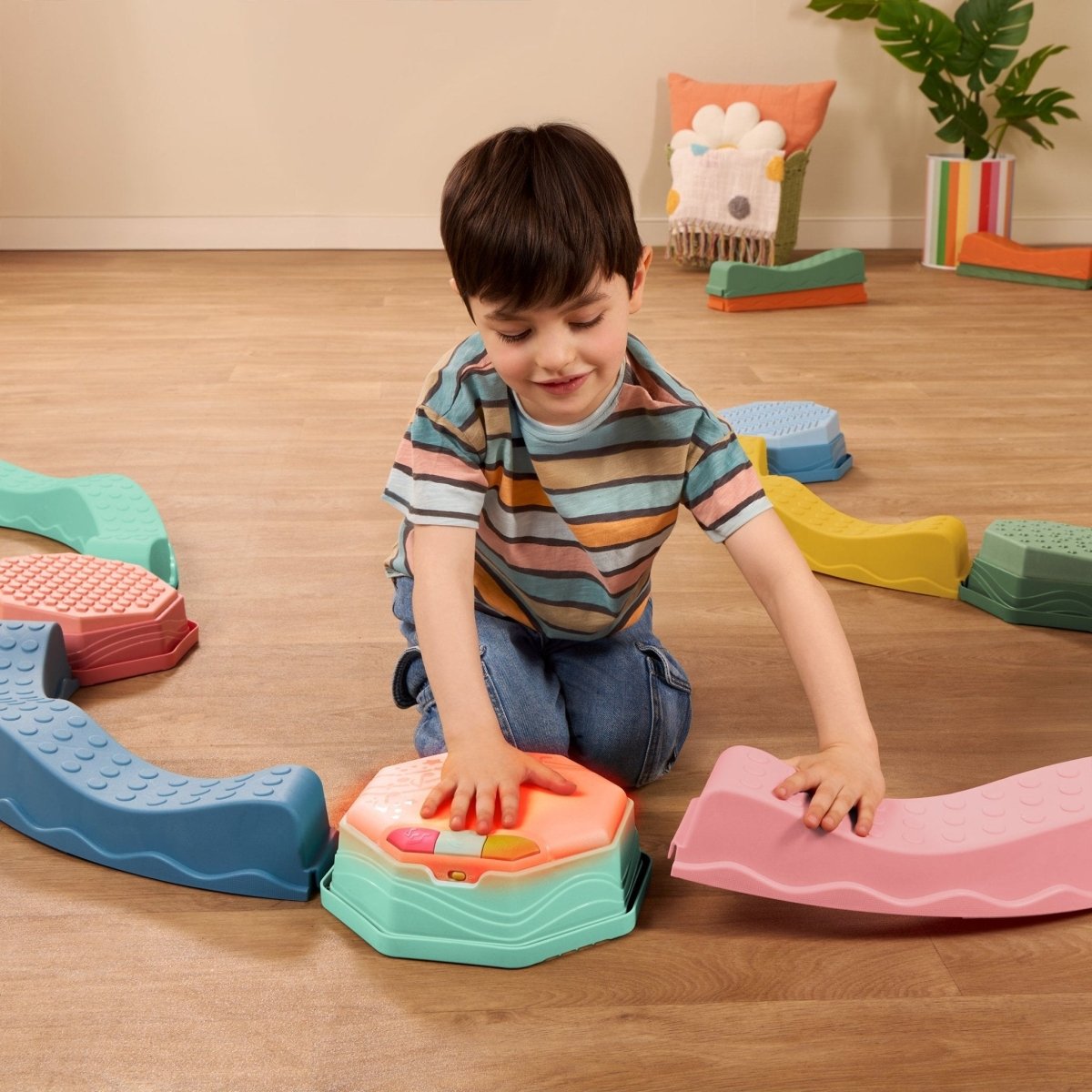 B.Active - Poutres d'équilibre musicales Balance & Groove -Jeu actif- Boutique LeoLudo-B. toys