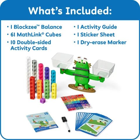 Balance mathématique Numberblocks Blockzee™ – Ensemble d’activités - Jeux éducatifs - Boutique LeoLudo - hand2mind