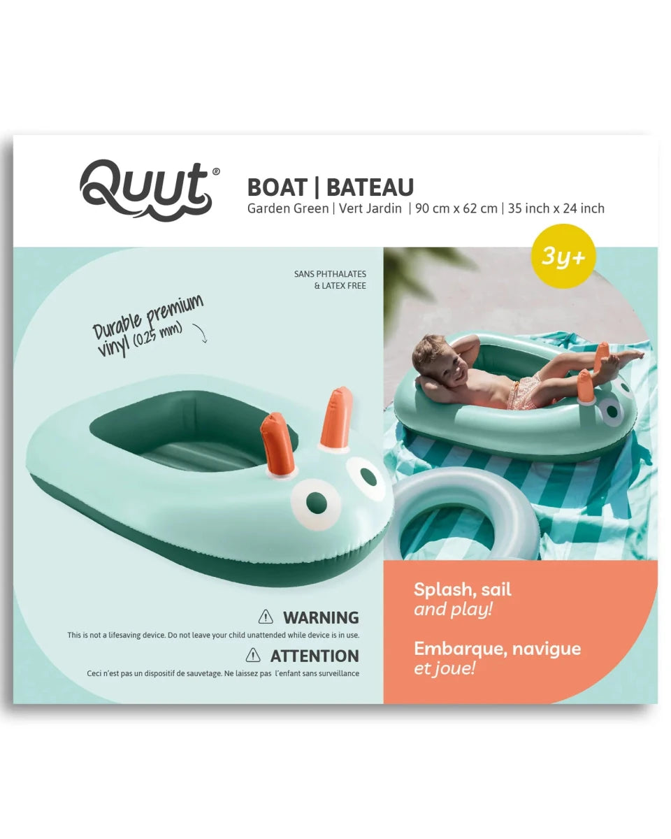 Bateau gonflable enfant – Garden Green - Jeux d'extérieur - Boutique LeoLudo - Quut