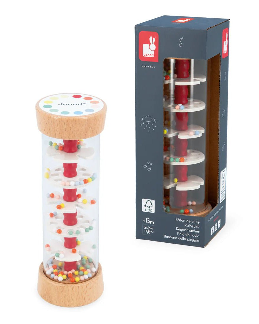 Baton de pluie en bois Confetti - Jouets d'éveil - Boutique LeoLudo - Janod