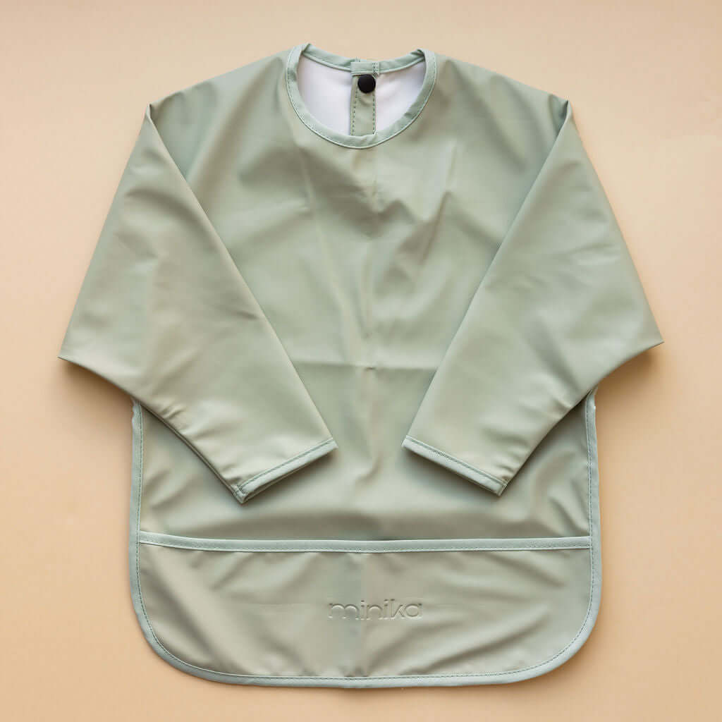 Bavoir à manches longues (6 - 24 mois) - Bavoirs - Boutique LeoLudo - Minika