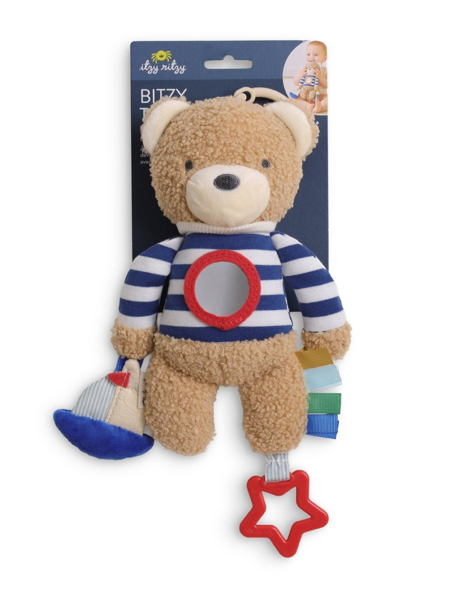 Bitzy Traveler™ – Jouet sensoriel d’éveil à suspendre -Jouets d'éveil- Boutique LeoLudo-Itzy Ritzy Canada