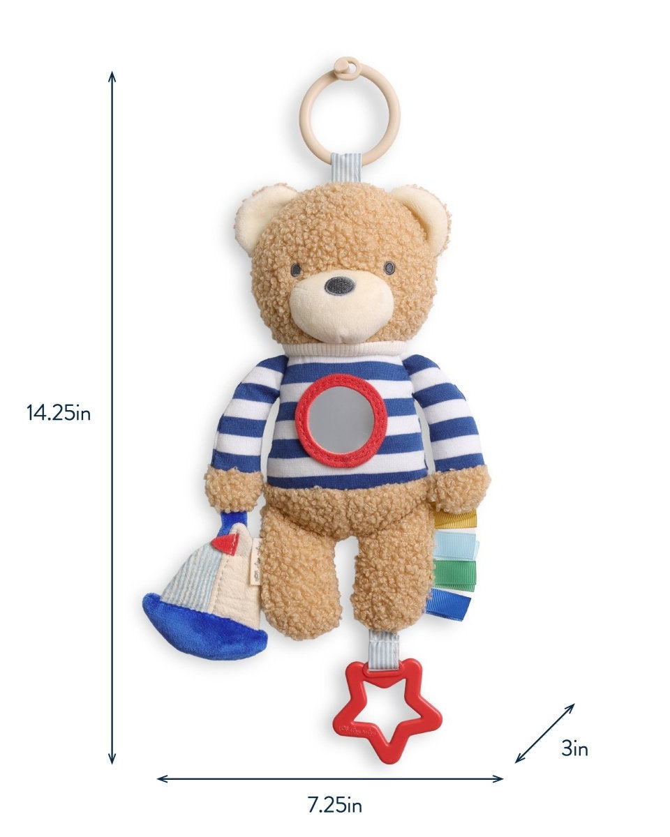Bitzy Traveler™ – Jouet sensoriel d’éveil à suspendre -Jouets d'éveil- Boutique LeoLudo-Itzy Ritzy Canada