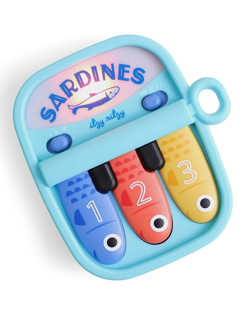 Bitzy Tunes™ – Piano interactif lumineux Sardines -Jouets d'éveil- Boutique LeoLudo-Itzy Ritzy Canada