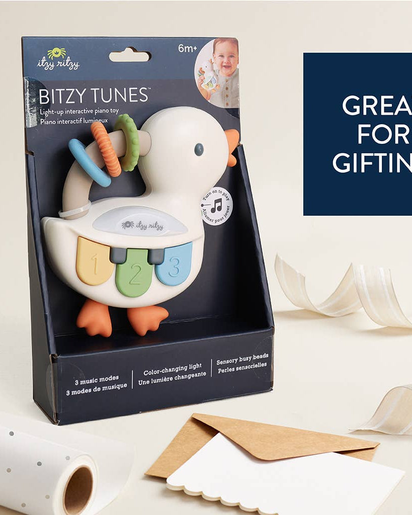 Bitzy Tunes™ – Piano musical interactif lumineux -Jouets d'éveil- Boutique LeoLudo-Itzy Ritzy Canada