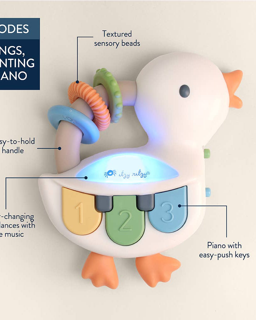 Bitzy Tunes™ – Piano musical interactif lumineux -Jouets d'éveil- Boutique LeoLudo-Itzy Ritzy Canada