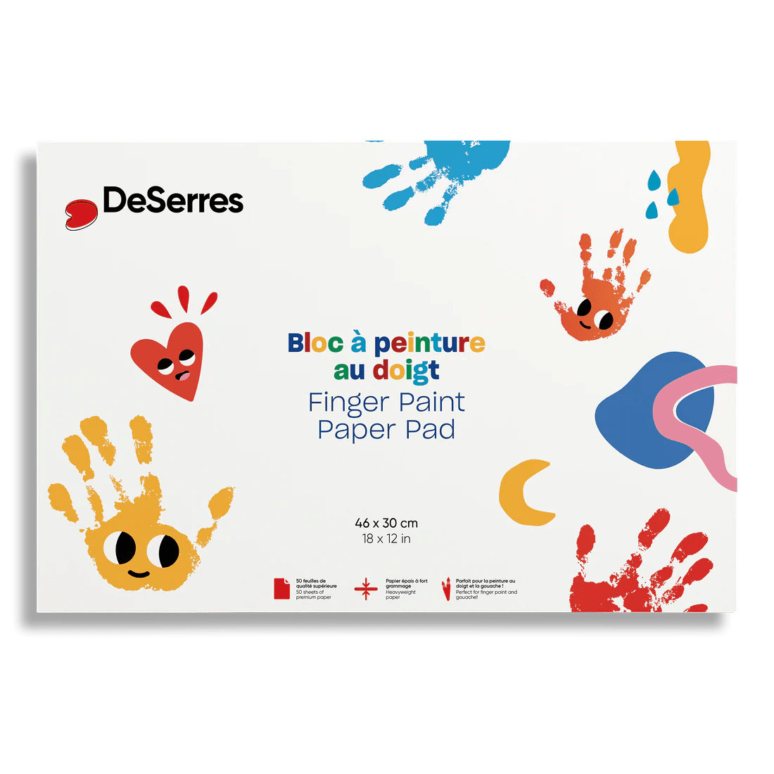 Bloc à peinture à doigt pour enfants - Art & bricolage - Boutique LeoLudo - DeSerres