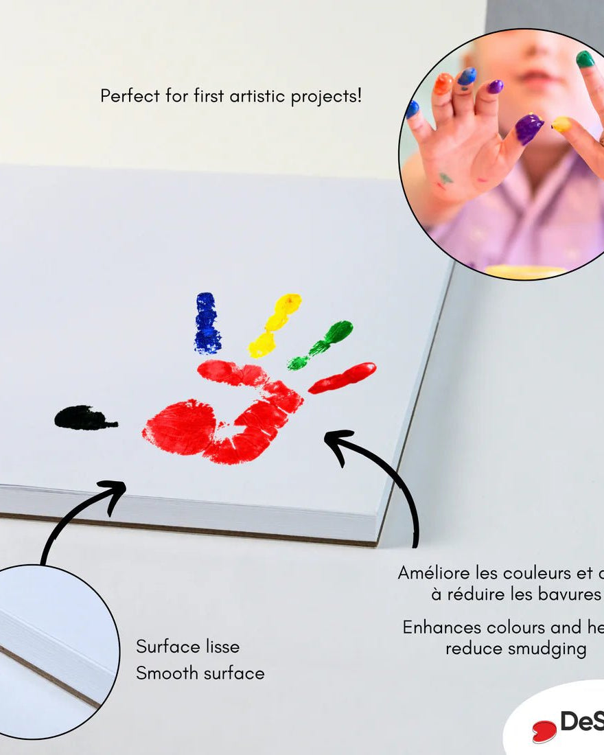 Bloc à peinture à doigt pour enfants - Art & bricolage - Boutique LeoLudo - DeSerres