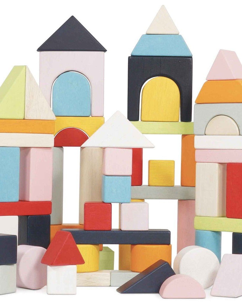 Blocs de construction en bois (60 pcs) - Jeux de construction - Boutique LeoLudo - Le Toy Van