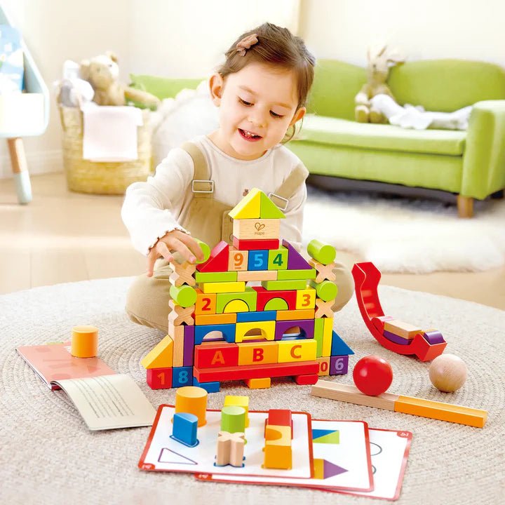 Blocs évolutifs Grow - with - Me – Hape - Jeux de construction - Boutique LeoLudo - Hape