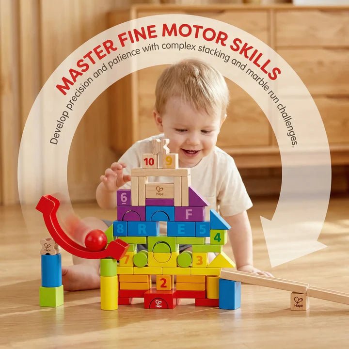 Blocs évolutifs Grow - with - Me – Hape - Jeux de construction - Boutique LeoLudo - Hape