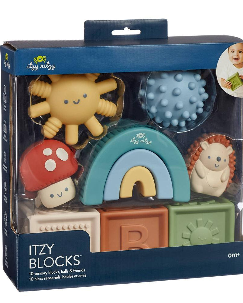 Blocs sensoriels bébé à empiler – Itzy Blocks™ - Jouets d'éveil - Boutique LeoLudo - Itzy Ritzy Canada