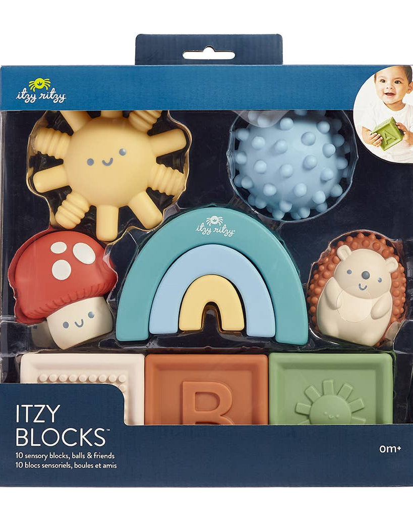 Blocs sensoriels bébé à empiler – Itzy Blocks™ - Jouets d'éveil - Boutique LeoLudo - Itzy Ritzy Canada