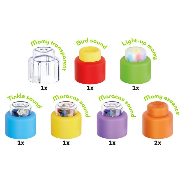Blocs sensoriels souples Momy Soft - Jeux de construction - Boutique LeoLudo - Quercetti