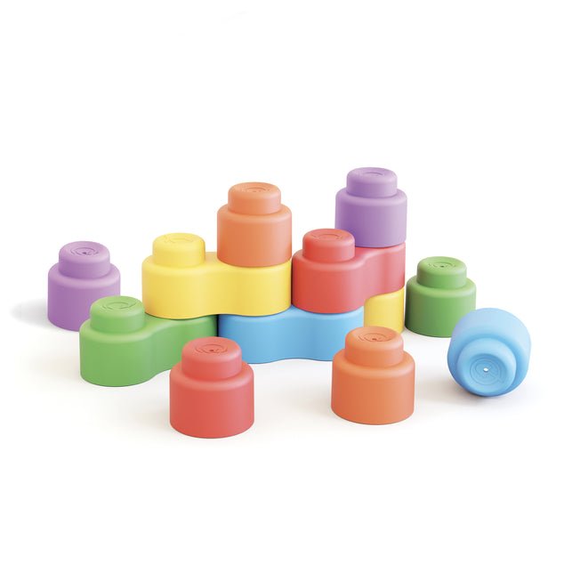 Blocs souples Momy Soft – 12 pièces - Jeux de construction - Boutique LeoLudo - Quercetti