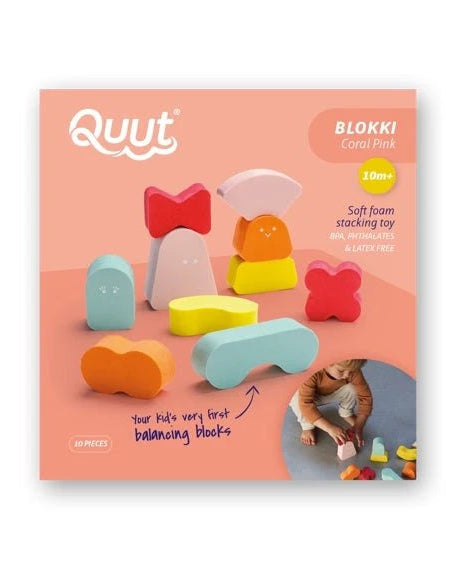 Blokki - Rose Corail -Jouets de bain- Boutique LeoLudo-Quut