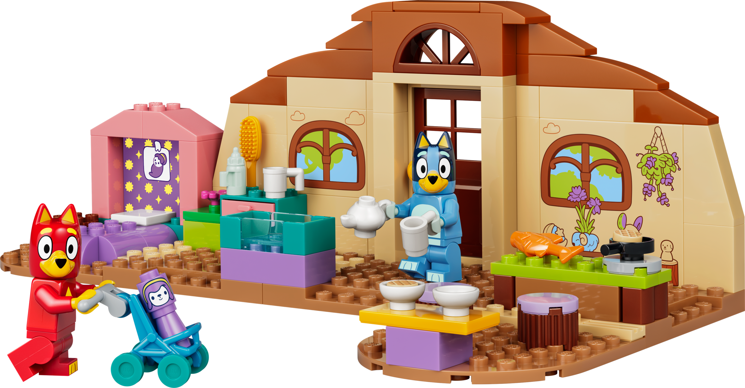 Bluey - L'école avec Rusty et Bluey – LEGO®
