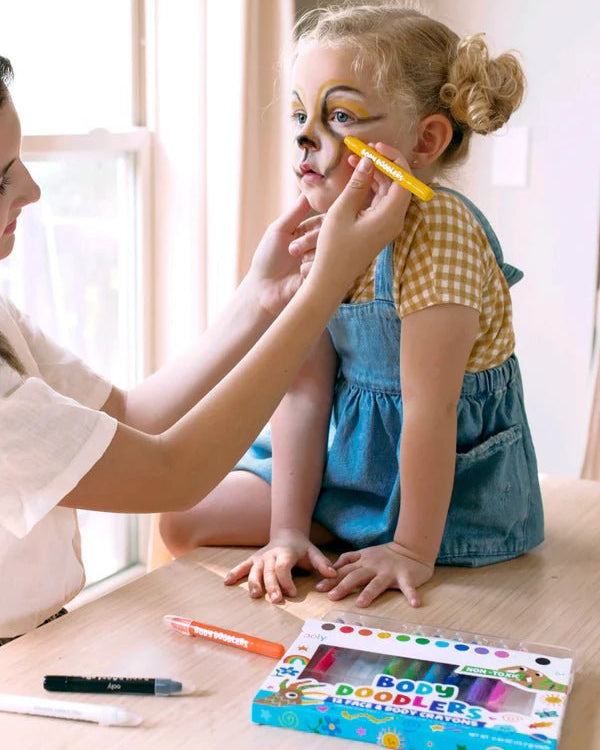 Body Doodlers – Crayons pour le visage et le corps (12 couleurs) - Art & bricolage - Boutique LeoLudo - OOLY