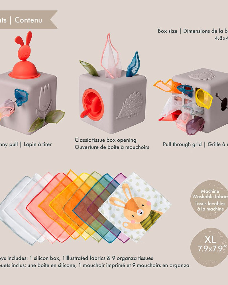 Boîte à mouchoirs pop-up -Jouets d'éveil- Boutique LeoLudo-Taf Toys