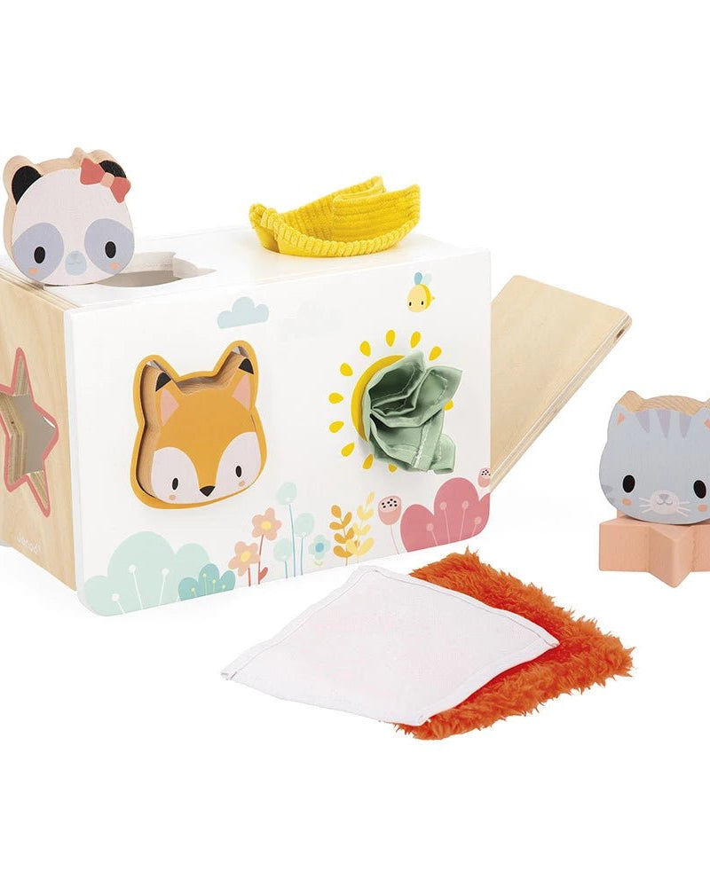 Boîte à mouchoirs sensorielle Pure - Jouets d'éveil - Boutique LeoLudo - Janod