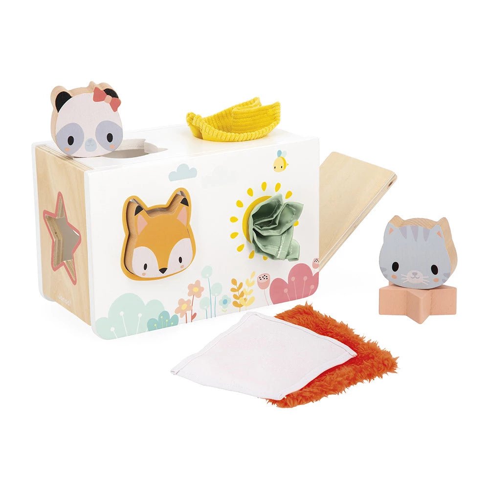 Boîte à mouchoirs sensorielle Pure - Jouets d'éveil - Boutique LeoLudo - Janod