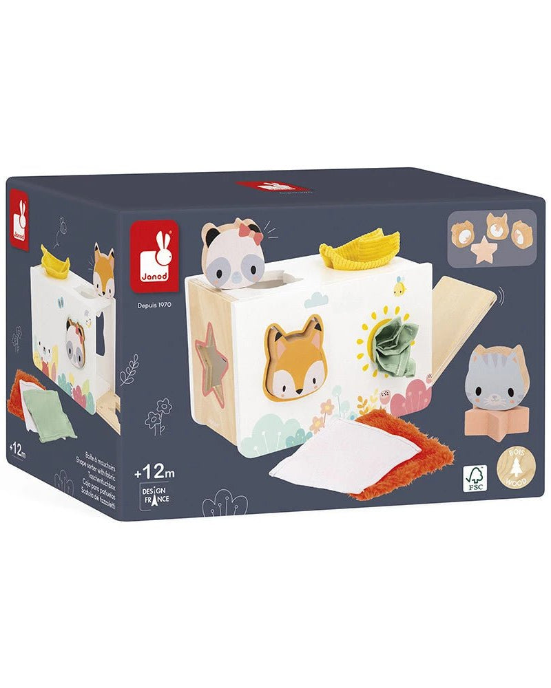 Boîte à mouchoirs sensorielle Pure - Jouets d'éveil - Boutique LeoLudo - Janod