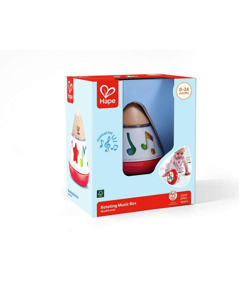 Boîte à musique tournante en bois - Jouets d'éveil - Boutique LeoLudo - Hape