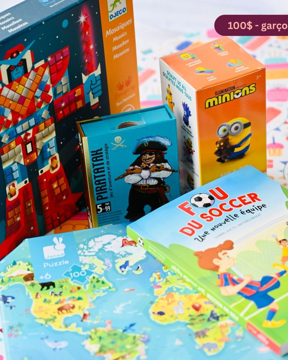 Boîte cadeaux d'anniversaire 5-7 ans -Ensembles cadeaux- Boutique LeoLudo-LeoLudo