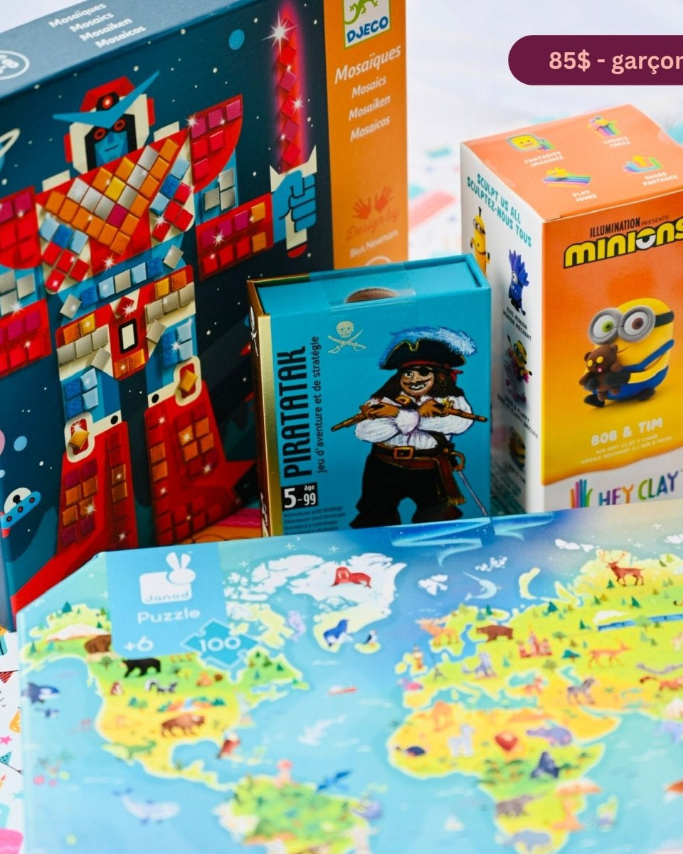 Boîte cadeaux d'anniversaire 5-7 ans -Ensembles cadeaux- Boutique LeoLudo-LeoLudo