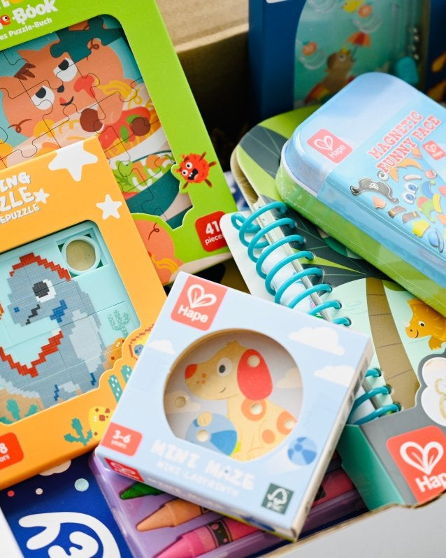 Boîte voyage 3-7 ans – Activités sans écran -Jeux magnétiques- Boutique LeoLudo-Hape