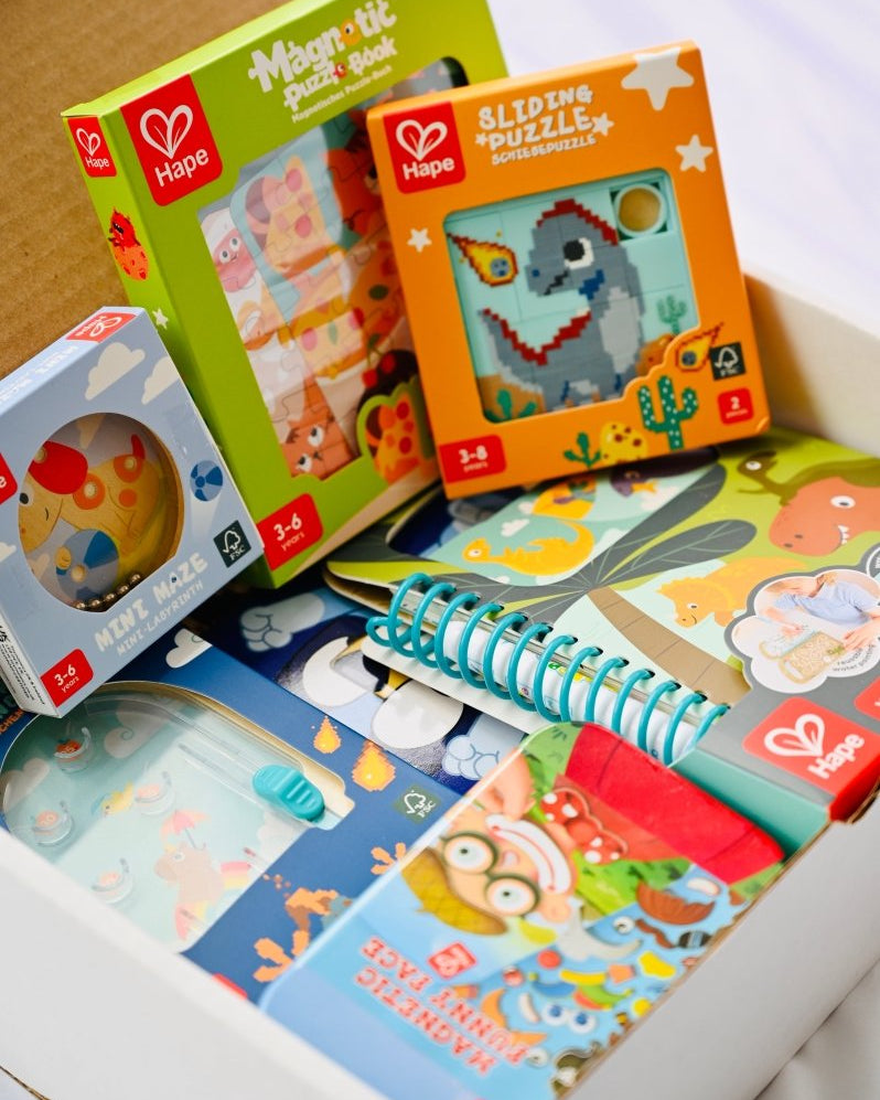 Boîte voyage 3-7 ans – Activités sans écran -Jeux magnétiques- Boutique LeoLudo-Hape